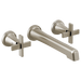 Brizo Levoir HX5898 Wall Mount Lavatory Cross Handle Kit, luxe nickel - view 2