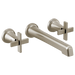 Brizo Levoir HX5898 Wall Mount Lavatory Cross Handle Kit, luxe nickel - view 5
