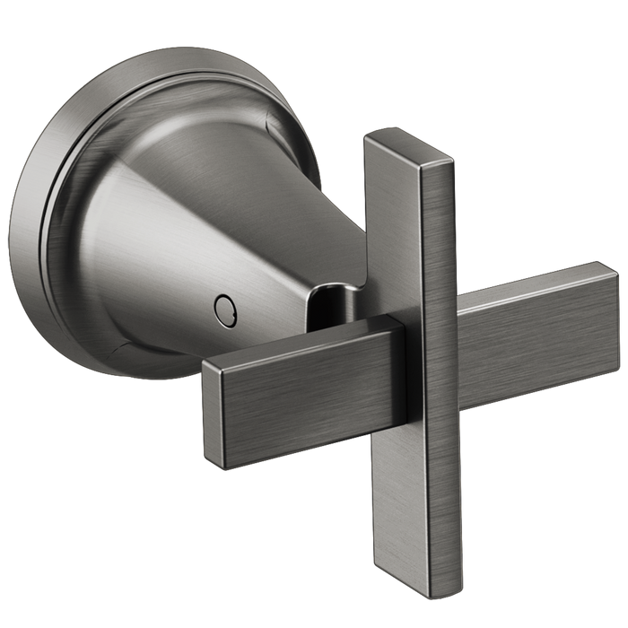 Brizo Levoir HX5898 Wall Mount Lavatory Cross Handle Kit, luxe steel