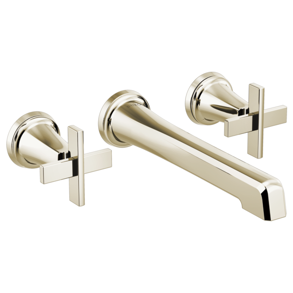 Brizo Levoir HX5898 Wall Mount Lavatory Cross Handle Kit, polished nickel - view 2