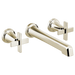 Brizo Levoir HX5898 Wall Mount Lavatory Cross Handle Kit, polished nickel - view 2