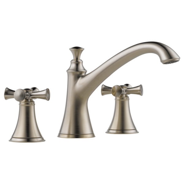 Brizo Baliza HX605 Roman Tub Cross Handle Kit (Pair), brushed nickel - view 3