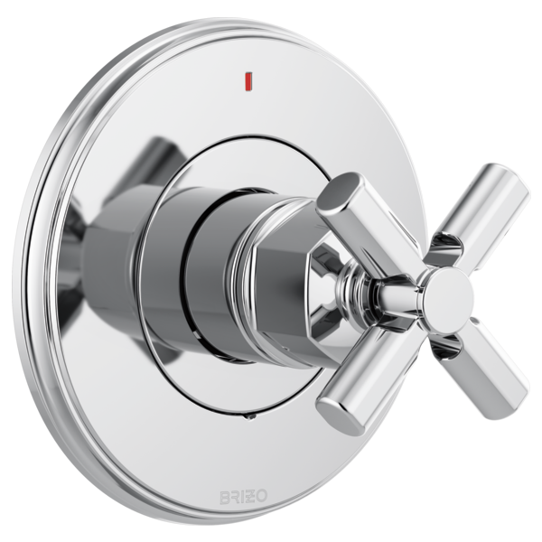 Brizo Invari HX60P76 Pressure Balance Valve Trim Cross Handle Kit, chrome - view 2