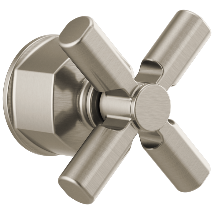 Brizo Invari HX60P76 Pressure Balance Valve Trim Cross Handle Kit, luxe nickel