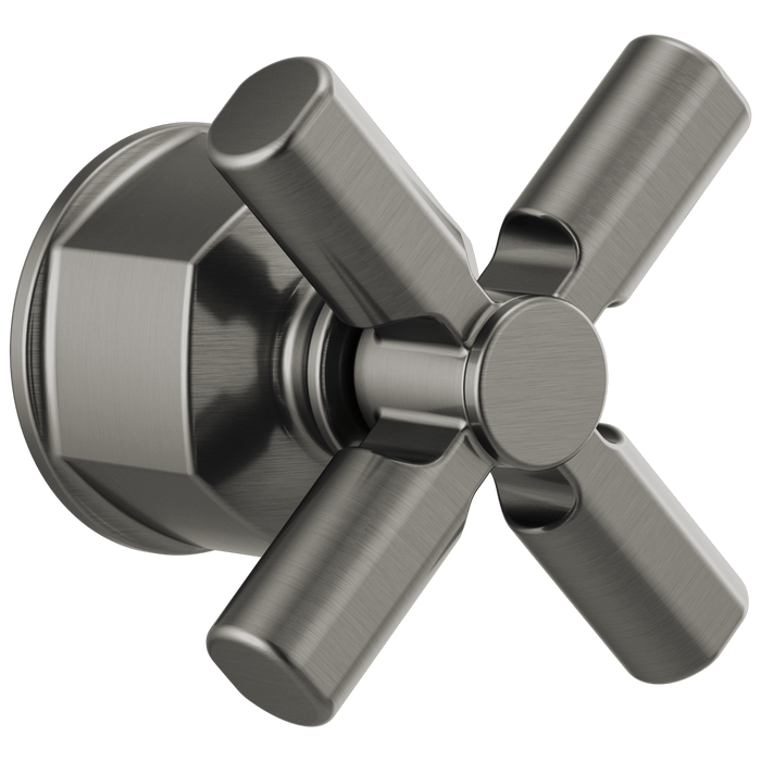 Brizo Invari HX60P76 Pressure Balance Valve Trim Cross Handle Kit, luxe steel