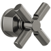 Brizo Invari HX60P76 Pressure Balance Valve Trim Cross Handle Kit, luxe steel