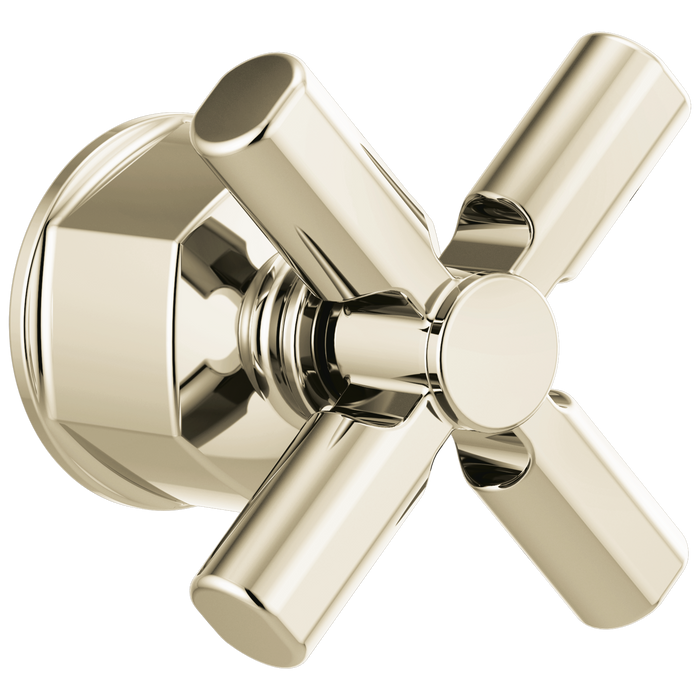 Brizo Invari HX60P76 Pressure Balance Valve Trim Cross Handle Kit, polished nickel