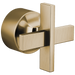 Brizo Levoir HX60P98 Pressure Balance Valve Trim Cross Handle Kit, luxe gold