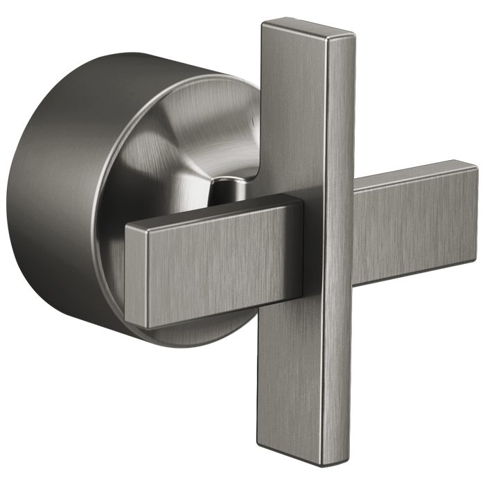 Brizo Levoir HX60P98 Pressure Balance Valve Trim Cross Handle Kit, luxe steel