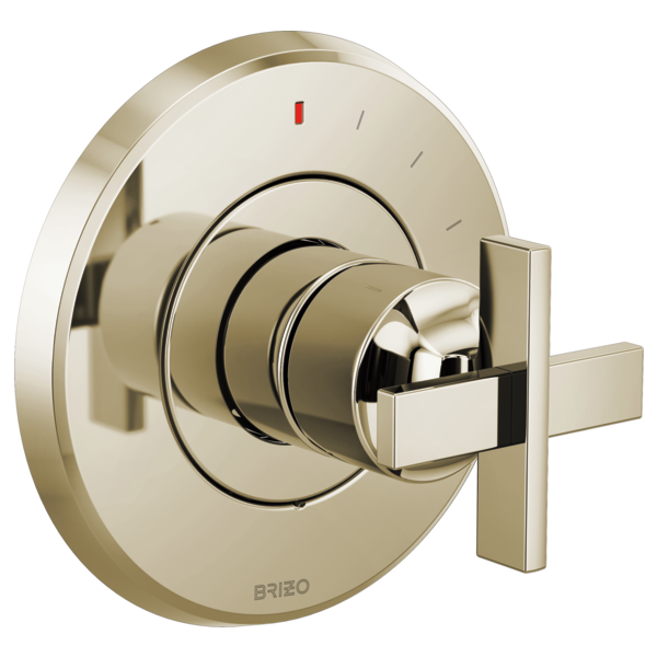 Brizo Levoir HX60P98 Pressure Balance Valve Trim Cross Handle Kit, polished nickel - view 3