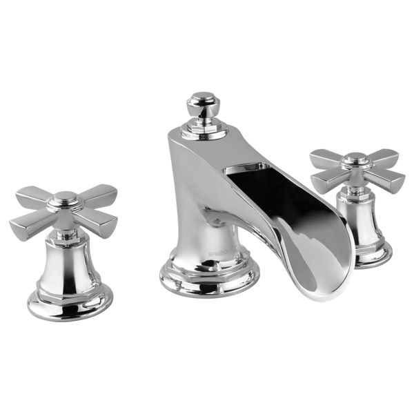 Brizo Rook HX661 Roman Tub Faucet Cross Handle Kit, chrome - view 5
