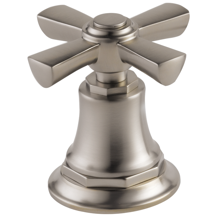 Brizo Rook HX661 Roman Tub Faucet Cross Handle Kit, luxe nickel