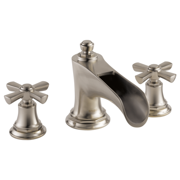 Brizo Rook HX661 Roman Tub Faucet Cross Handle Kit, luxe nickel - view 3