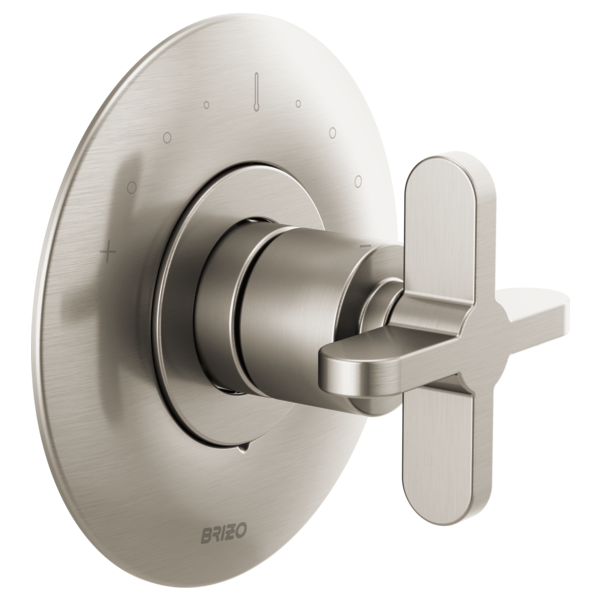 Brizo Jason Wu for Brizo HX6675 Sensori Thermostatic Valve Trim Cross Handle Kit, brushed nickel - view 2