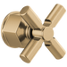 Brizo Invari HX6676 Sensori Thermostatic Valve Trim Cross Handle Kit, luxe gold