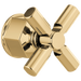 Brizo Invari HX6676 Sensori Thermostatic Valve Trim Cross Handle Kit, polished gold