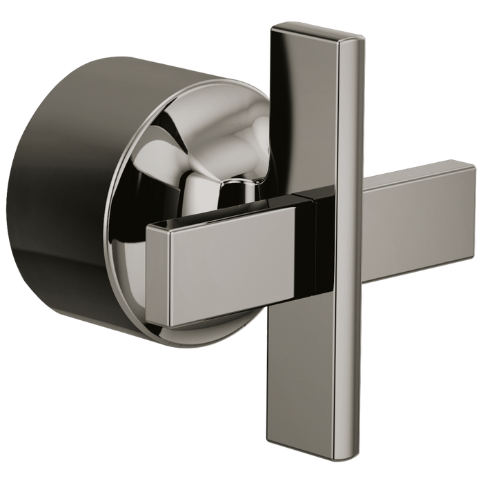 Brizo Levoir HX6698 Sensori Thermostatic Valve Trim Cross Handle Kit, brilliance black onyx