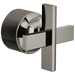 Brizo Levoir HX6698 Sensori Thermostatic Valve Trim Cross Handle Kit, brilliance black onyx