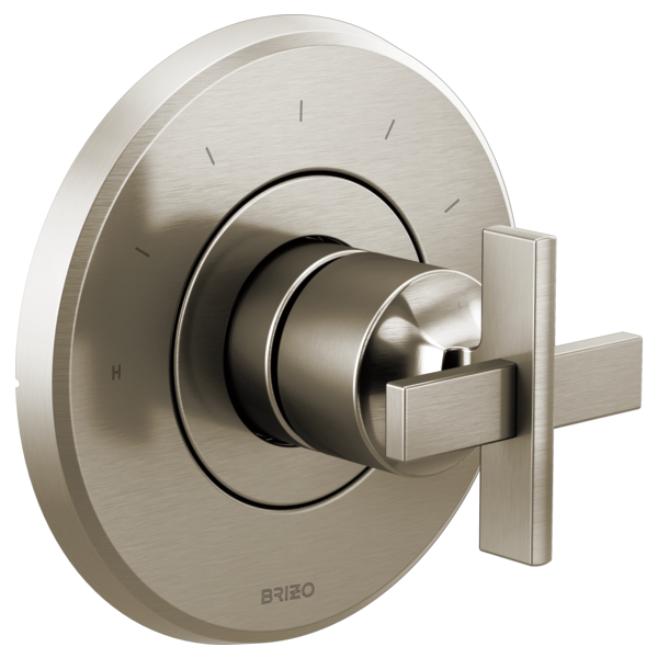 Brizo Levoir HX6698 Sensori Thermostatic Valve Trim Cross Handle Kit, luxe nickel - view 2
