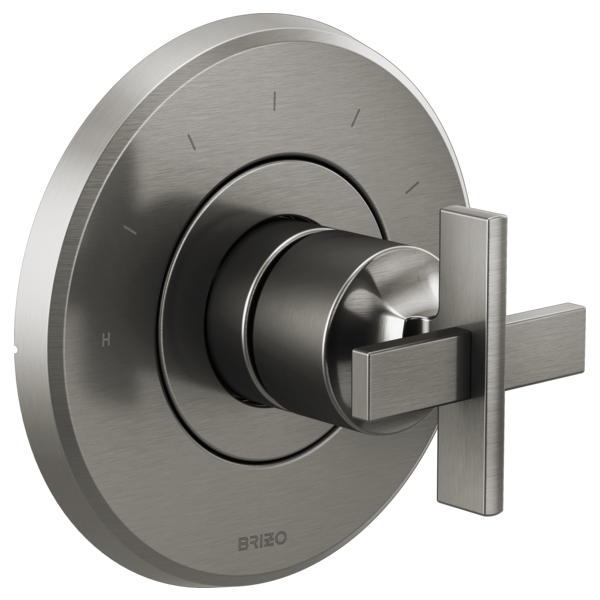 Brizo Levoir HX6698 Sensori Thermostatic Valve Trim Cross Handle Kit, luxe steel - view 3