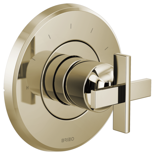 Brizo Levoir HX6698 Sensori Thermostatic Valve Trim Cross Handle Kit, polished nickel - view 2