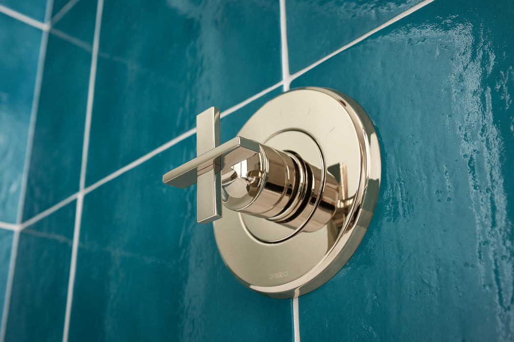 Brizo Levoir HX6698 Sensori Thermostatic Valve Trim Cross Handle Kit, polished nickel - view 4