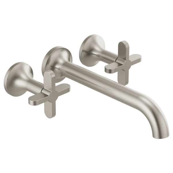Brizo Jason Wu for Brizo HX70475 Wall Mount Tub Filler Cross Handles, brushed nickel - view 2