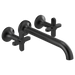 Brizo Jason Wu for Brizo HX70475 Wall Mount Tub Filler Cross Handles, matte black - view 2