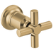 Brizo Invari HX70476 Two-Handle Wall Mount Tub Filler Cross Handle Kit, luxe gold