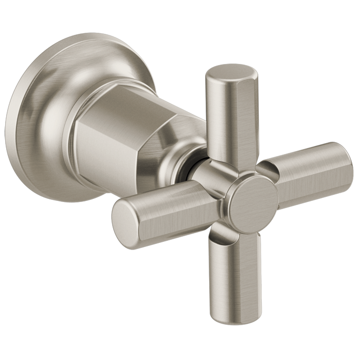 Brizo Invari HX70476 Two-Handle Wall Mount Tub Filler Cross Handle Kit, luxe nickel