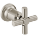 Brizo Invari HX70476 Two-Handle Wall Mount Tub Filler Cross Handle Kit, luxe nickel
