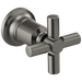 Brizo Invari HX70476 Two-Handle Wall Mount Tub Filler Cross Handle Kit, luxe steel