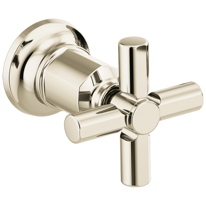 Brizo Invari HX70476 Two-Handle Wall Mount Tub Filler Cross Handle Kit, polished nickel