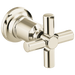 Brizo Invari HX70476 Two-Handle Wall Mount Tub Filler Cross Handle Kit, polished nickel