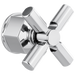 Brizo Invari HX7076 Single-Handle Floor Mount Tub Filler Cross Handle Kit, chrome