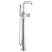 Brizo Invari HX7076 Single-Handle Floor Mount Tub Filler Cross Handle Kit, chrome - view 2