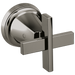 Brizo Levoir HX7098 Wall Mount Cross Handle Kit, brilliance black onyx