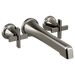 Brizo Levoir HX7098 Wall Mount Cross Handle Kit, brilliance black onyx - view 2