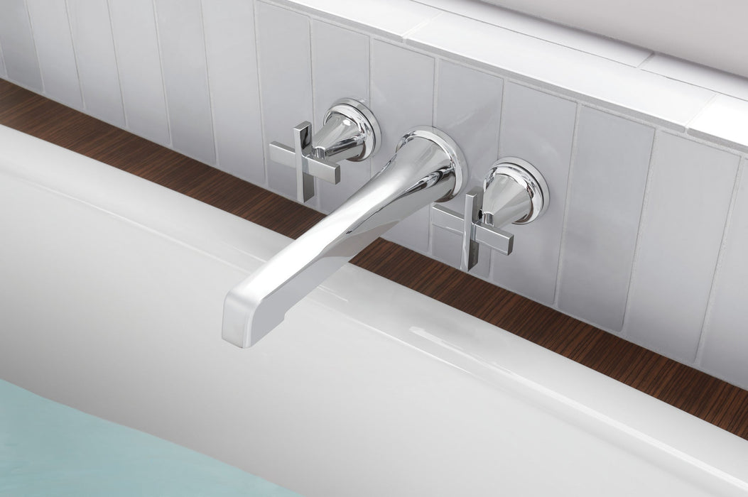 Brizo Levoir HX7098 Wall Mount Cross Handle Kit, chrome - view 4