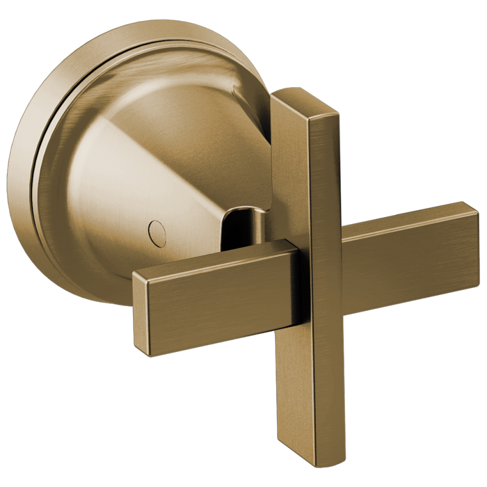 Brizo Levoir HX7098 Wall Mount Cross Handle Kit, luxe gold