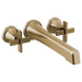 Brizo Levoir HX7098 Wall Mount Cross Handle Kit, luxe gold - view 2