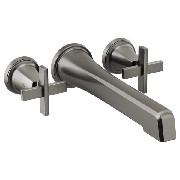 Brizo Levoir HX7098 Wall Mount Cross Handle Kit, luxe steel - view 2
