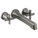 Brizo Levoir HX7098 Wall Mount Cross Handle Kit, luxe steel - view 2