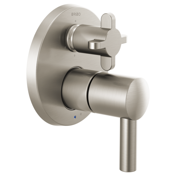Brizo Jason Wu for Brizo HX75P75 Pressure Balance Integrated Trim Cross Handles, brushed nickel - view 2