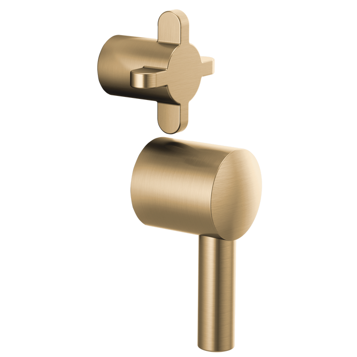 Brizo Jason Wu for Brizo HX75P75 Pressure Balance Integrated Trim Cross Handles, luxe gold