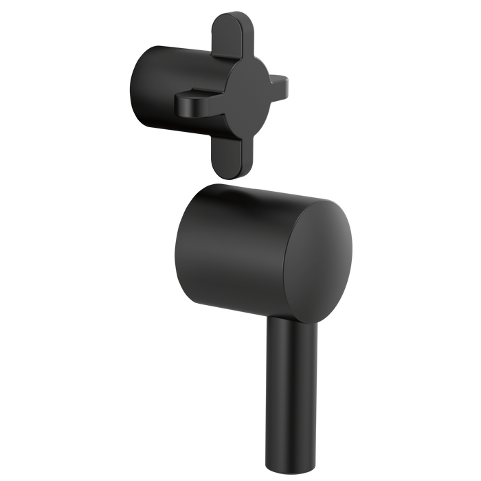 Brizo Jason Wu for Brizo HX75P75 Pressure Balance Integrated Trim Cross Handles, matte black
