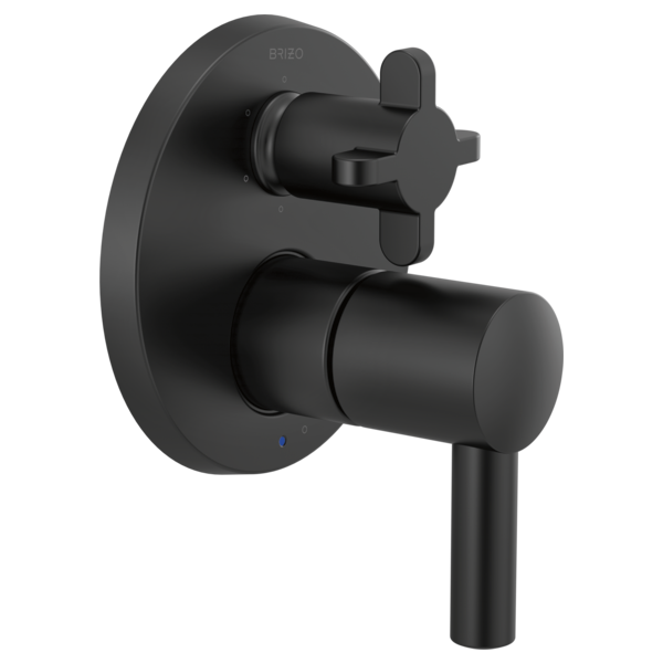 Brizo Jason Wu for Brizo HX75P75 Pressure Balance Integrated Trim Cross Handles, matte black - view 2
