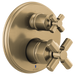 Brizo Invari HX75P76 Pressure Balance Valve with Integrated Diverter Trim Cross Handle Kit, luxe gold - view 3