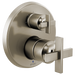 Brizo Levoir HX75P98 Pressure Balance Valve with Integrated Diverter Trim Cross Handle Kit, luxe nickel - view 5