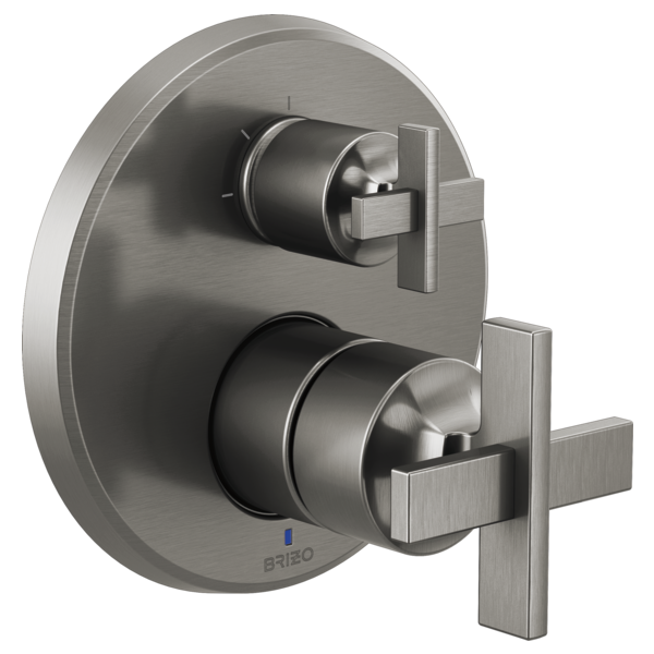 Brizo Levoir HX75P98 Pressure Balance Valve with Integrated Diverter Trim Cross Handle Kit